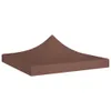 vidaXL Tetto per tende da festa 3x3 m Marrone 270 g/m² Anteprima dell’immagine prodotto 6