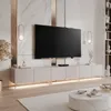 A modern living room with a TV and media console. Náhled obrázku produktu