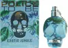 A box and bottle of Police To Be Exotic Jungle Eau de Toilette for men. Podgląd zdjęcia produktu