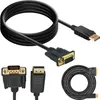 DisplayPort VGA Kabel Full HD Adapter Stecker 1080p 60Hz DP Produktbild-Vorschau 1