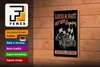 Holzschild Auto 12x18cm loud & fast hot rod legendary Produktbild-Vorschau 4