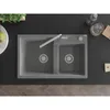 Mexen Tomas 2-Becken-Granitspüle mit Mischbatterie Flora, Produktbild-Vorschau 4