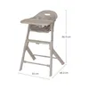 Chaise haute Lionelo Beny avec harnais 3 points, plateau et Voir les images du produit 12