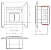 Goobay 68244, RJ-45, Biały, 125 V, 1,5 A, 0 - 70 °C, 1 szt. Podgląd zdjęcia produktu 4
