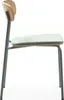 CALICOSY - Lot de 2 chaises en tissu avec pieds en métal Voir les images du produit 5