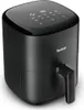 A black Tefal Easy Fry Compact air fryer is shown from a three-quarter angle against a white background. Produktbild-Vorschau