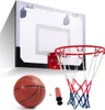 GOPLUS Basketballkorb mit Basketball & Luftpumpe, Backboard Produktbild-Vorschau 1