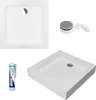 ECOLAM flache Duschwanne Duschtasse TIM Viereck 90x90 x 15 Produktbild-Vorschau 8