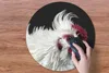 MuchoWow® Mauspad Mousepad Huhn - Vogel - Schwarz 50x50 cm Produktbild-Vorschau 3