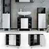 A bathroom vanity unit with a sink and cabinets. Produktbild-Vorschau