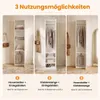 Hoge kast met opbergvakken en deuren, garderobe met Productafbeelding-voorbeeld 5