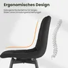 EUGAD Esszimmerstühle drehbar 4er Set, Wohnzimmerstuhl, für Produktbild-Vorschau 8