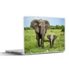 MuchoWow® Laptop Aufkleber Sticker Cover Elefant - Natur - Produktbild-Vorschau 1