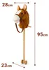 Hobby Horse - Steckenpferd Braun A4 mit Zaumzeug und Sound Produktbild-Vorschau 5