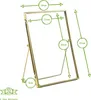 Nicola Spring Stehende Metallfoto-Frames - Freistehende Produktbild-Vorschau 6