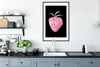 MuchoWow® Gerahmtes Poster Erdbeere - Aquarell - Rosa - Produktbild-Vorschau 4
