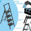 YARDIN Escabeau 4 marches pliable avec main courante, Voir les images du produit 2