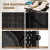 COSTWAY : chaise longue double en polyrotin pour 2 Voir les images du produit 8