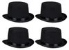 Cappello a cilindro Relaxdays, set da 4, cappello da mago Anteprima dell’immagine prodotto 8