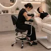 Kosmetischer Friseurstuhl Sattel mit Rückenlehne und Produktbild-Vorschau 9
