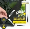 EASYmaxx Moskitonetz mit Pollenschutz 4er-Set 150x130cm Produktbild-Vorschau 2