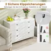 GOPLUS Kommode mit 6 Schubladen, Schubladenschrank mit Produktbild-Vorschau 5