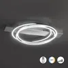LED-Deckenleuchte - 76 x 56 cm - Aluminiumfarben - Produktbild-Vorschau 4
