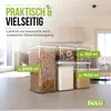 bevo – sada 5 kuchynských nádob na potraviny z PET s Náhľad obrázku produktu 3