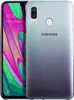 A Samsung Galaxy A40 phone case is shown from the back, with the phone screen visible on the left. Náhled obrázku produktu