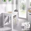 Dmora Tisch ausziehbar Comer 134x67x79h cm Weiß 6 Plätze Produktbild-Vorschau 5