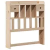 vidaXL Bücherregalbett ohne Matratze 75x190 cm Massivholz Produktbild-Vorschau 5