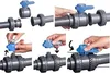 Vanne pvc fip double union à coller 50mm - Fip - VIB50C - Voir les images du produit 3