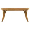 vidaXL Table de jardin 200x90x75 cm bois massif acacia Voir les images du produit 3