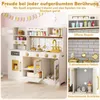 COSTWAY Cucina per bambini, cucina giocattolo con luci, Anteprima dell’immagine prodotto 6