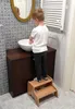 Kids Helper Tritthocker Eiche Kindertreppe Bad 2 Stufen Produktbild-Vorschau 7