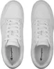 A top-down view of a pair of white Champion sneakers. Podgląd zdjęcia produktu