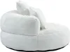 Sweiko Lazy Sofa Durevole Comfort Lounger Alto Schienale Anteprima dell’immagine prodotto 18