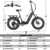 TTGO F6 Boost E-Bike Klapprad 20x4 Zoll, 70Nm Produktbild-Vorschau 9