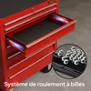 AREBOS Servante d'atelier 7 tiroirs | verrouillable, tapis Voir les images du produit 3