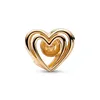 Herz Charm von PANDORA aus 585er Gold mit Perle Produktbild-Vorschau 4