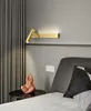 Barra - Elegante lampada da parete moderna in oro 30 cm - Anteprima dell’immagine prodotto 3
