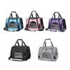 A collection of five pet carrier bags in different colors, arranged in two rows. Podgląd zdjęcia produktu