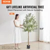 VEVOR Kunstolijfboom, 81x81x179 cm, kunstplant, PE, Productafbeelding-voorbeeld 2