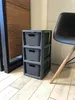 Commode en rotin - 3 paniers anthracite Voir les images du produit 5