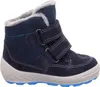 A single blue winter boot for children is shown against a white background. Produktbild-Vorschau