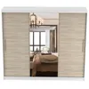 Armoire à portes coulissantes Armoire 250cm blanc/sonoma Voir les images du produit 8