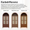 Merax Kleiderschrank mit Bogen-Nische und Rattan-Doppeltür, Produktbild-Vorschau 10