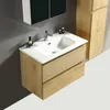 Alpenberger Waschbecken mit Unterschrank 80 cm Breit Eiche Produktbild-Vorschau 5