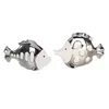 Gilde Figur, Fisch, "Fin", Porzellan, silberfarben, VE 6, 2 Voir les images du produit 2