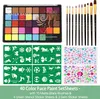 40 Coffret de maquillage aquarelle, Couleurs vives non Voir les images du produit 1